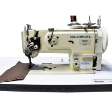 Global WF 1515 Walking Foot Needle Feed Industrial Sewing Machine With Needle Position